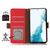 iPhone 16e Side-Magnetic TJ Genuine Leather RFID Phone Case - Red iPhone 16e Side-Magnetic TJ Genuine Leather RFID Phone Case - Red