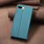 iPhone 16e Square Texture Leather Phone Case - Green