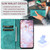 iPhone 16e Totem Embossed Magnetic Leather Phone Case - Green