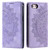 iPhone 16e Totem Embossed Magnetic Leather Phone Case - Purple