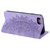 iPhone 16e Totem Embossed Magnetic Leather Phone Case - Purple