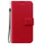 iPhone 16e Ultra-thin Voltage Magnetic Buckle Leather Phone Case - Red