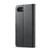 LC.IMEEKE Calf Texture Horizontal Flip Leather Case iPhone 16e - Black