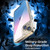 MyBat Pro Radiant Series ombre gradient Gummy Case for Apple iPhone 16e / 14 / 13 - Rose to Dark Blue Gradient