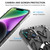 MyBat Pro Mood Series MagSafe Case for Apple iPhone 16e / 14 / 13 - Black Hearts