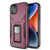 MyBat Pro Antimicrobial Stealth Series (with Stand) for Apple iPhone 16e / 14 / 13 - Plum / Black