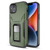 MyBat Pro Antimicrobial Stealth Series (with Stand) for Apple iPhone 16e / 14 / 13 - Army Green / Black