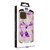 MyBat TUFF Kleer Hybrid Case for Apple iPhone 13 - Electroplated Purple Marble / Electroplating Gold