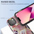 MyBat Pro Tuff Subs Series Case for Apple iPhone 13 - Rose Marble