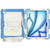 iPad Air 13 2024 / Air 13 2025 Silicone Hybrid PC Tablet Protective Case - Cream+Navy Blue