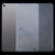 iPad Air 13 2025 / 2024 0.75mm Shockproof Outside Glossy Inside Frosted TPU Tablet Case - Transparent