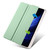 iPad Air 13 2025 / 2024 3-fold Clear TPU Smart Leather Tablet Case with Pen Slot - Green