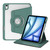 iPad Air 13 2025 / 2024 Acrylic 360 Rotation Detachable Leather Tablet Case - Deep Green