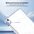 iPad Air 13 2025 / 2024 Acrylic Hybrid TPU Tablet Case with Pen Slot - Lavender