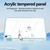 iPad Air 13 2025 / 2024 Acrylic Hybrid TPU Tablet Case with Pen Slot - Light Blue
