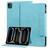 iPad Air 13 2025 / 2024 Cat Buckle Leather Smart Tablet Case - Sky Blue