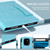 iPad Air 13 2025 / 2024 Cat Buckle Leather Smart Tablet Case - Sky Blue