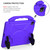 iPad Air 13 2025 / 2024 Children EVA Shockproof Tablet Case with Thumb Bracket - Purple
