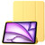 iPad Air 13 2025 / 2024 Clear Acrylic 3-Fold Leather Tablet Case - Yellow