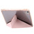 iPad Air 13 2025 / 2024 Clear Acrylic Deformation Leather Tablet Case - Pink
