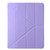 iPad Air 13 2025 / 2024 Clear Acrylic Deformation Leather Tablet Case - Purple
