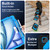 iPad Air 13 2025 / 2024 Contrast Color Robot Silicone Hybrid PC Tablet Case - Black Blue