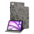 iPad Air 13 2025 / 2024 Embossed Tiger Pattern Leather Tablet Case - Grey iPad Air 13 2025 / 2024 Embossed Tiger Pattern Leather Tablet Case - Grey