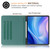 iPad Air 13 2025 / 2024 Front Stand Smart TPU Leather Tablet Case - Green