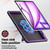 iPad Air 13 2025 / 2024 Honeycomb Hand Grip Turntable Stand Tablet Case - Purple