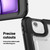 iPad Air 13 2025 / 2024 Honeycomb Hybrid Tablet Case with Handle Holder & Strap - Transparent