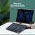 iPad Air 13 2025 / 2024 Mutural PC Hybrid TPU Leather Smart Tablet Case - Dark Green