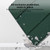 iPad Air 13 2025 / 2024 Mutural PC Hybrid TPU Leather Smart Tablet Case - Dark Green