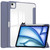 iPad Air 13 2025 / 2024 Pure Color 3-fold Clear TPU Smart Leather Tablet Case - Lavender