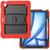 iPad Air 13 2025 / 2024 Silicone Hydric PC Tablet Case with Shoulder Strap & Holder - Red
