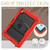 iPad Air 13 2025 / 2024 Silicone Hydric PC Tablet Case with Shoulder Strap & Holder - Red