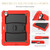 iPad Air 13 2025 / 2024 Silicone Hydric PC Tablet Case with Shoulder Strap & Holder - Red