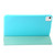 iPad Air 13 2025 / 2024 Three-fold Holder Flip Tablet Leather Case - Mint Blue