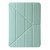 iPad Air 13 2025 / 2024 TPU Deformation Flip Leather Tablet Case with Holder - Mint Green
