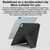 iPad Air 13 2025 / 2024 Y-Shape Double-sided Clip Magnetic Smart Tablet Case - Black