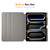 iPad Pro 12.9  2022 / Air 13 2025 / 2024 ENKAY 360 Rotation TPU Leather Smart Tablet Case with Pen Slot - Grey
