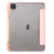 Clear Acrylic Leather Tablet Case iPad Air 13 2025 / 2024 / Pro 12.9  2022 / 2021 / 2020 / 2018 - Pink
