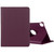 iPad Air 13 2024 / iPad Pro 12.9 2022 / 2021 / 2020 Litchi Texture Horizontal Flip 360 Degrees Rotation Leather Tablet Case with Holder - Purple