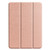 iPad Air 13 2024 / Pro 12.9 2022 Custer Texture 3-folding Smart Leather Tablet Case - Rose Gold