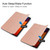 iPad Air 13 2024 / Pro 12.9 2022 Custer Texture 3-folding Smart Leather Tablet Case - Rose Gold