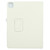 iPad Air 13 2025 / 2024 / iPad Pro 12.9 2022 / 2021 / 2020 / 2018 Litchi Texture Solid Color Leather Tablet Case - White