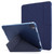 iPad Air 13 2025 / 2024 / Pro 12.9 2022 / 2021 Multi-folding TPU Leather Tablet Case with Holder & Pen Slot - Dark Blue