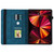 iPad Pro 12.9 2022 / Air 13 2024 / 2025 Big Butterfly Embossed Leather Tablet Case - Blue