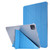 iPad Air 13 2024 / 2025 / Pro 12.9 2020 Silk Texture Horizontal Deformation Flip Leather Tablet Case with Three-folding Holder - Light Blue
