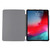 iPad Air 13 2024 / 2025 / Pro 12.9 2020 TPU Silk Texture Three-fold Horizontal Flip Leather Tablet Case with Holder - Blue