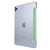 iPad Air 13 2024 / 2025 / Pro 12.9 2020 TPU Silk Texture Three-fold Horizontal Flip Leather Tablet Case with Holder - Green